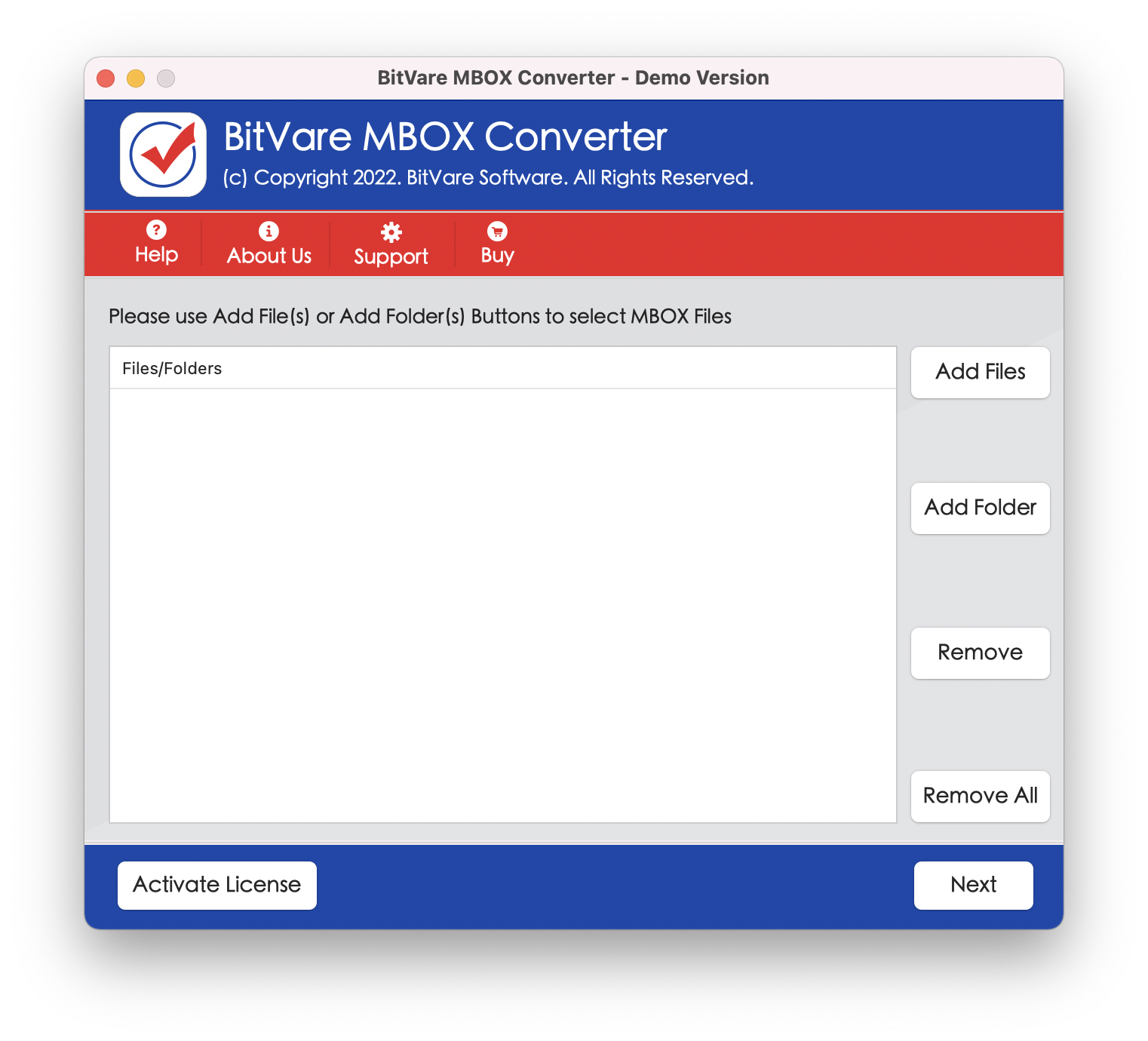 MBOX Converter Wizard for Mac