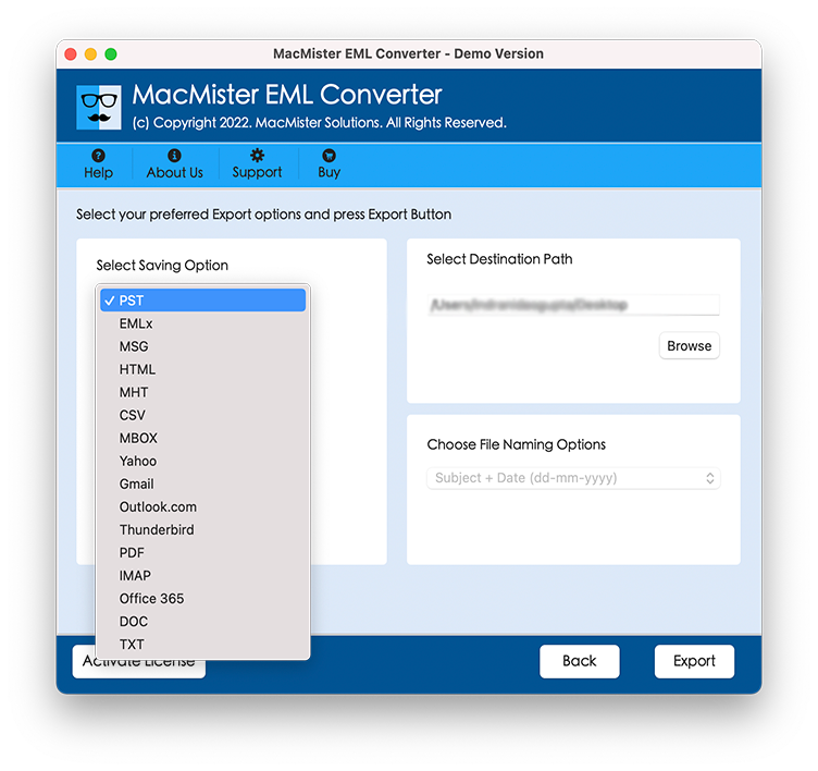 moving .eml files into outlook mac os x, mac eml file converter
